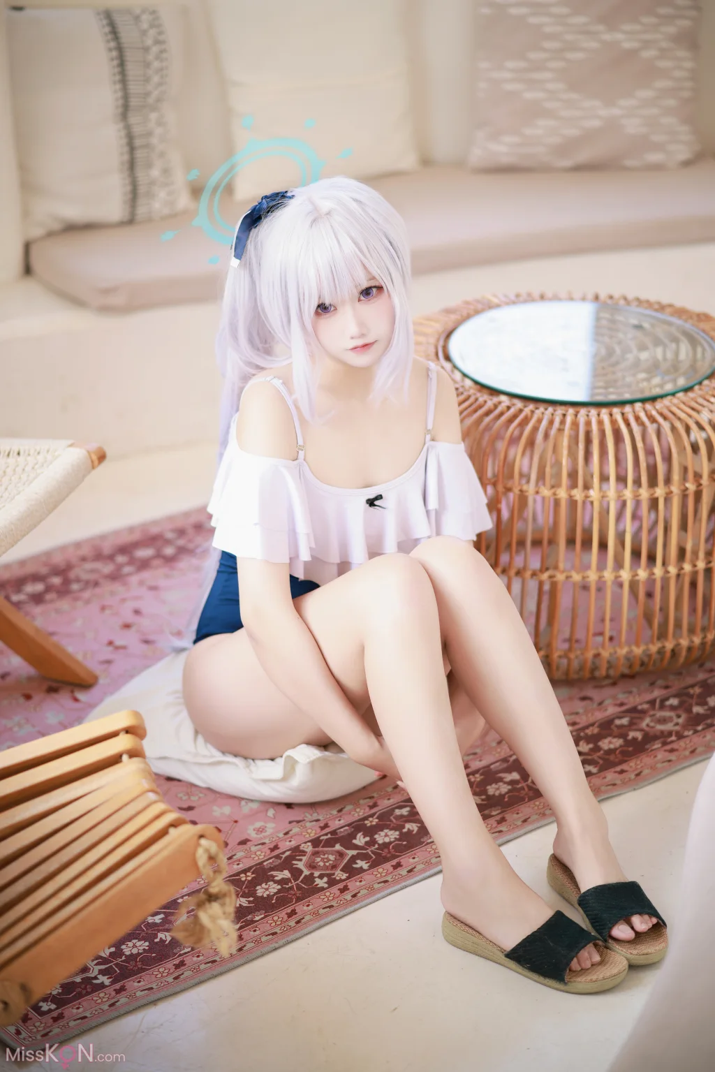Coser@lunananya: 宫子泳装 (20 photos)