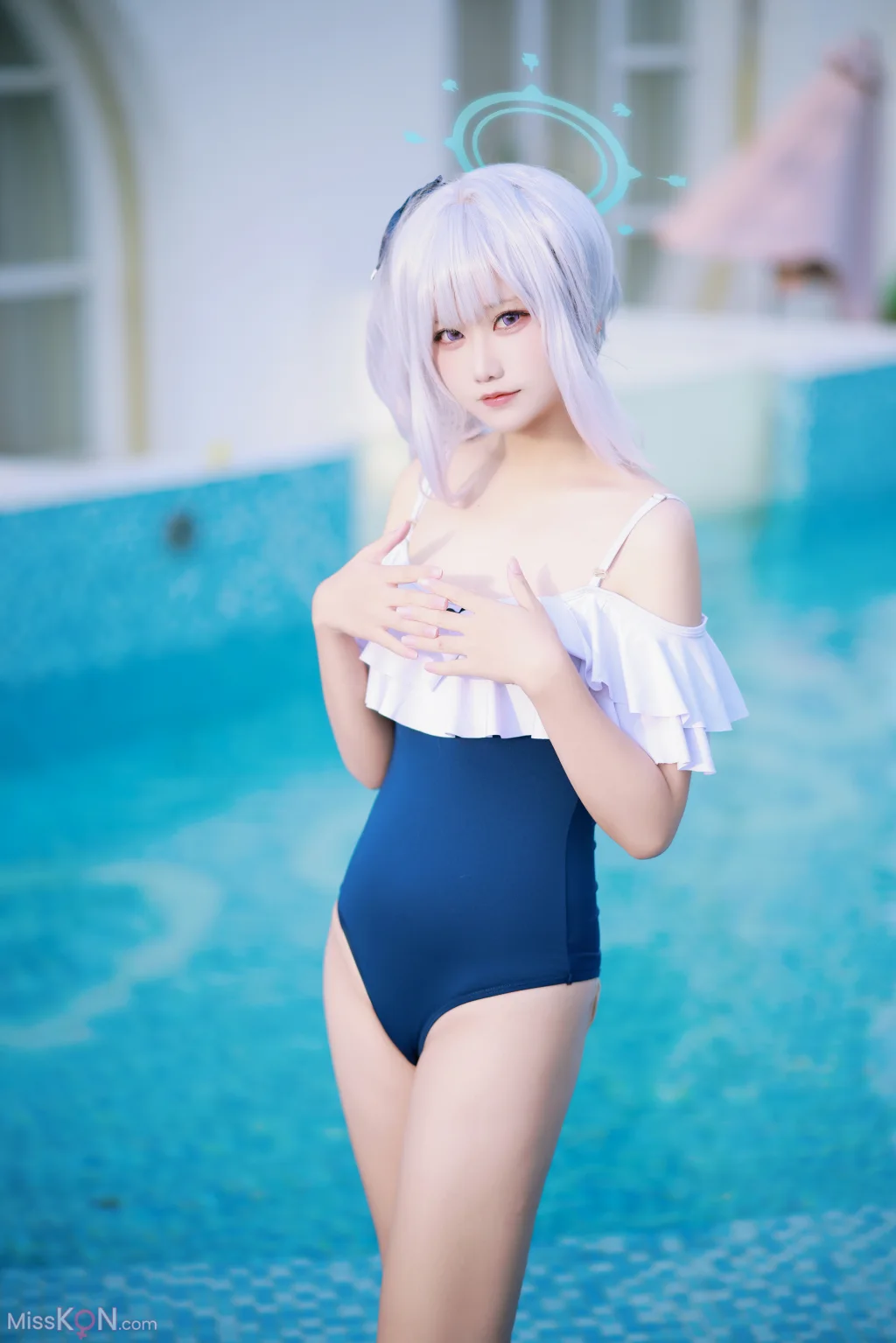 Coser@lunananya: 宫子泳装 (20 photos)