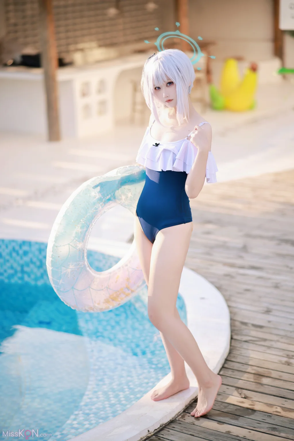 Coser@lunananya: 宫子泳装 (20 photos)