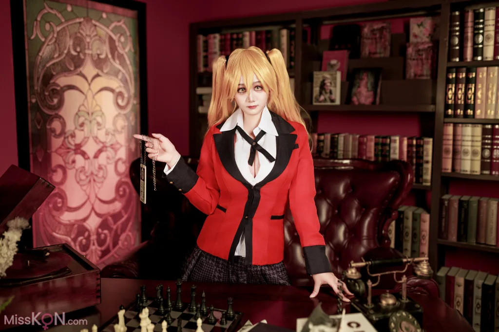Coser@阿雪雪: 狂赌之渊 早乙女芽亚里 制服 (89 photos)