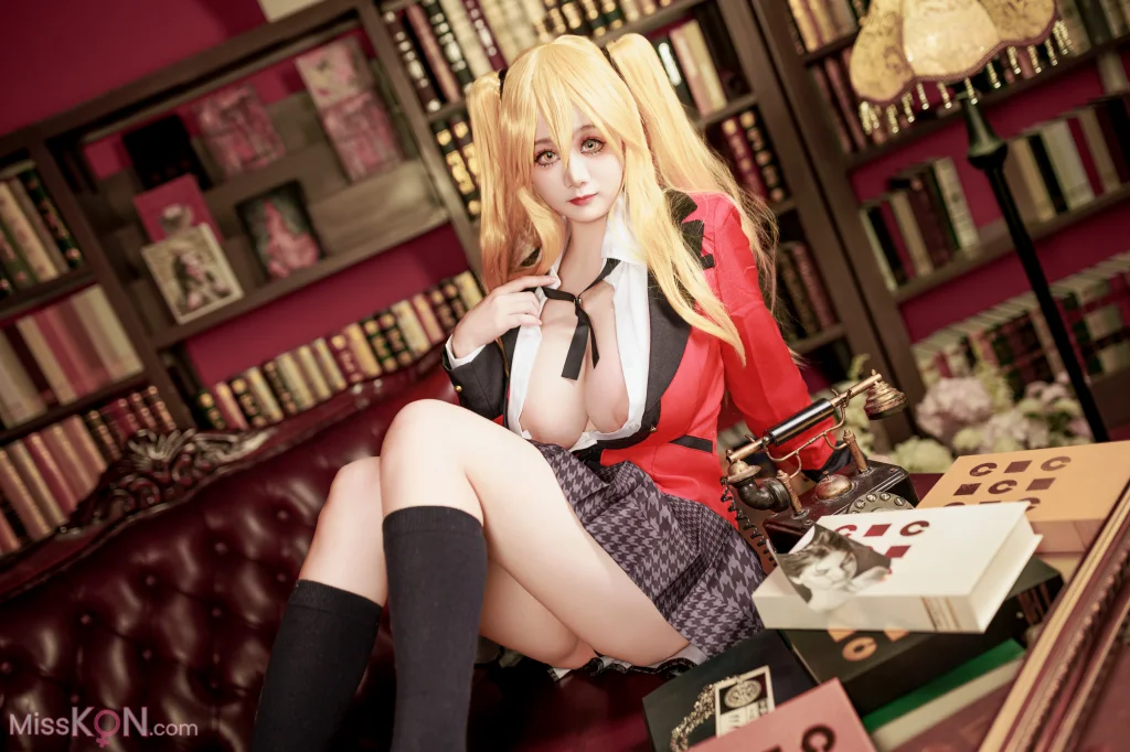 Coser@阿雪雪: 狂赌之渊 早乙女芽亚里 制服 (89 photos)