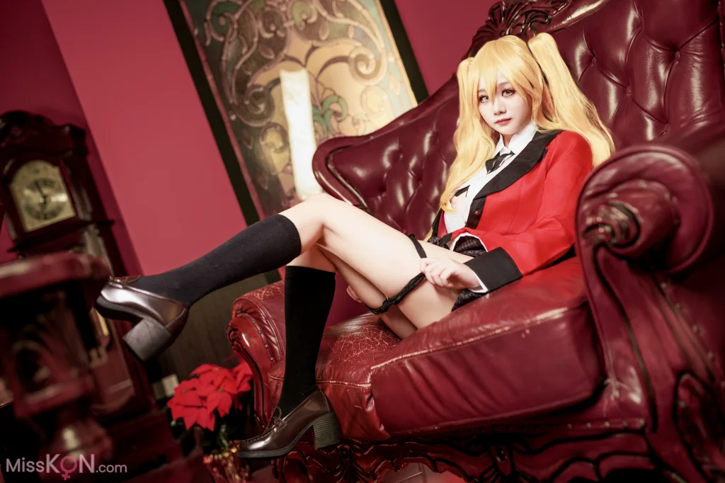 Coser@阿雪雪: 狂赌之渊 早乙女芽亚里 制服 (89 photos)