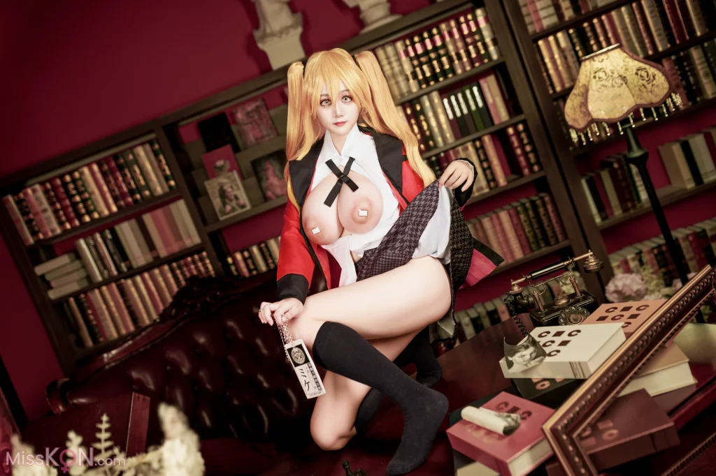 Coser@阿雪雪: 狂赌之渊 早乙女芽亚里 制服 (89 photos)