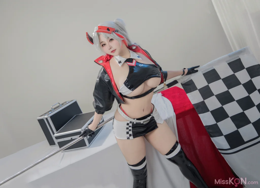 Coser@KANEKO_咔喵: 欧根亲王 赛车服 (36 photos )