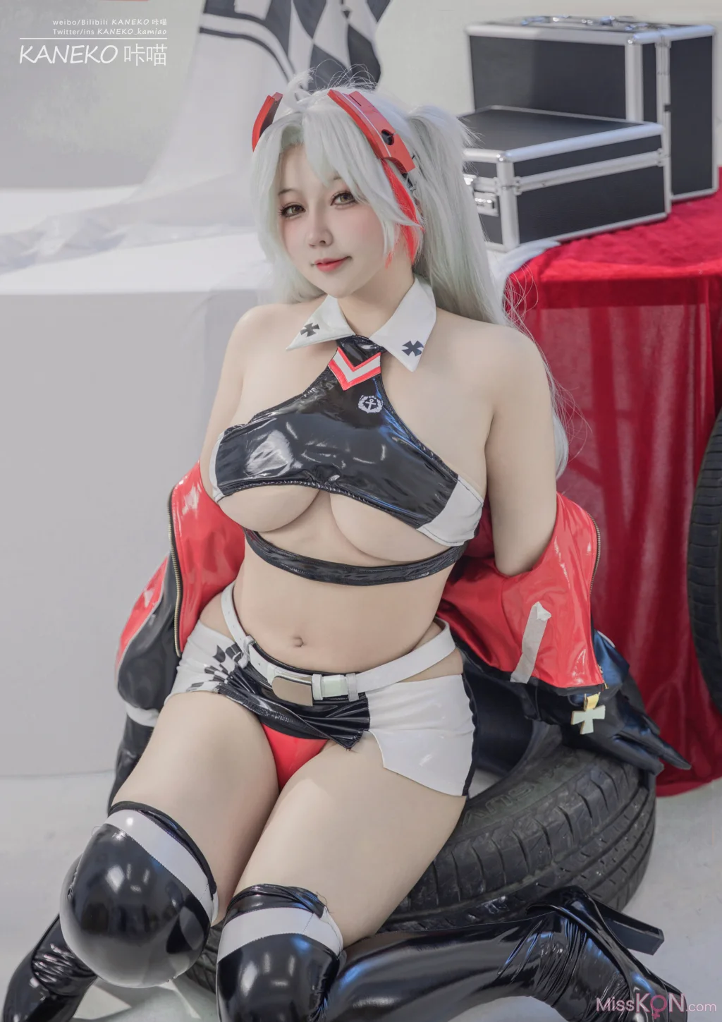 Coser@KANEKO_咔喵: 欧根亲王 赛车服 (36 photos )