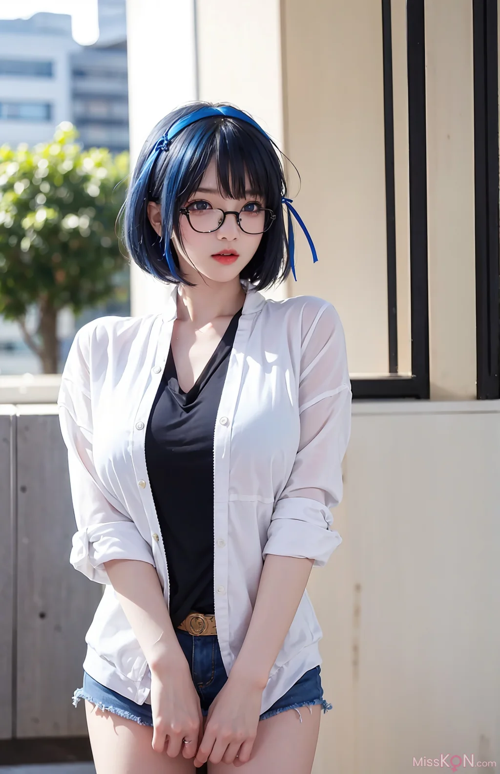 [AI Generated] 眼镜妹 (163 photos)