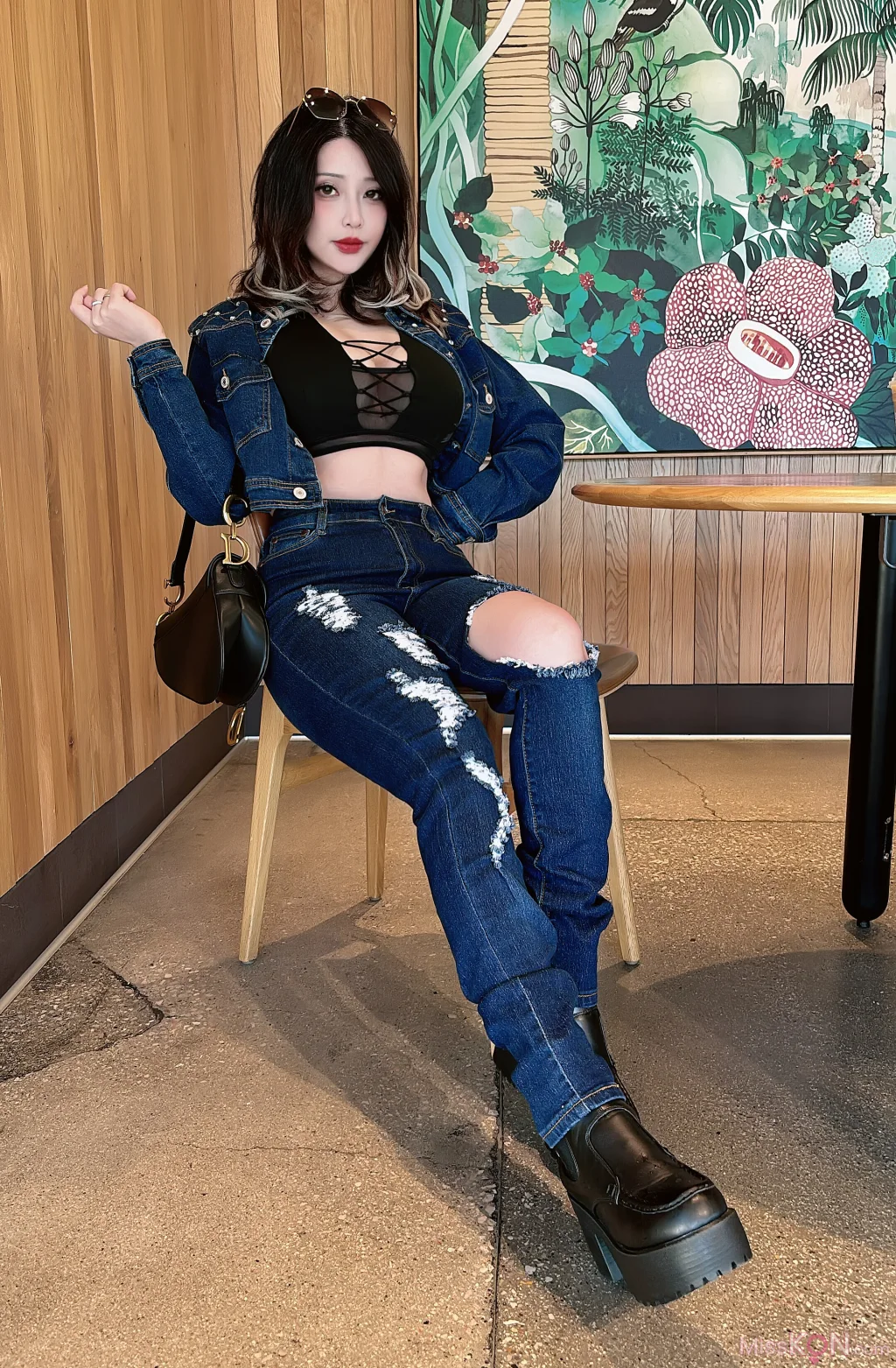 Coser@Hana Bunny: Denim Bunny (14 ảnh)