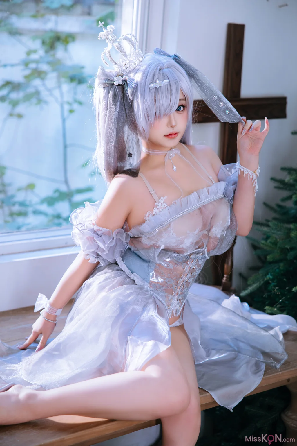 Coser@日奈娇: 胜利女神 – 妮姬 灰姑娘 (42 photos)