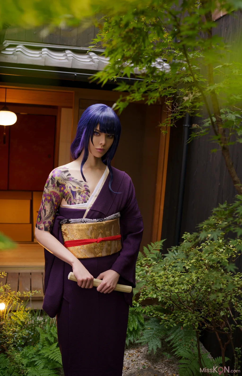 Coser@Vinnegal: Raiden Shogun Kimono (48 ảnh)