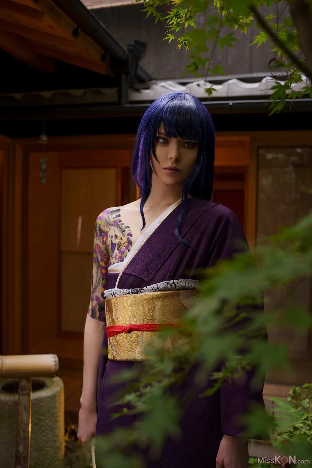 Coser@Vinnegal: Raiden Shogun Kimono (48 ảnh)