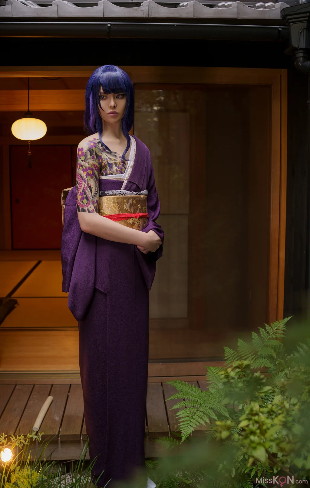 Coser@Vinnegal: Raiden Shogun Kimono (48 ảnh)