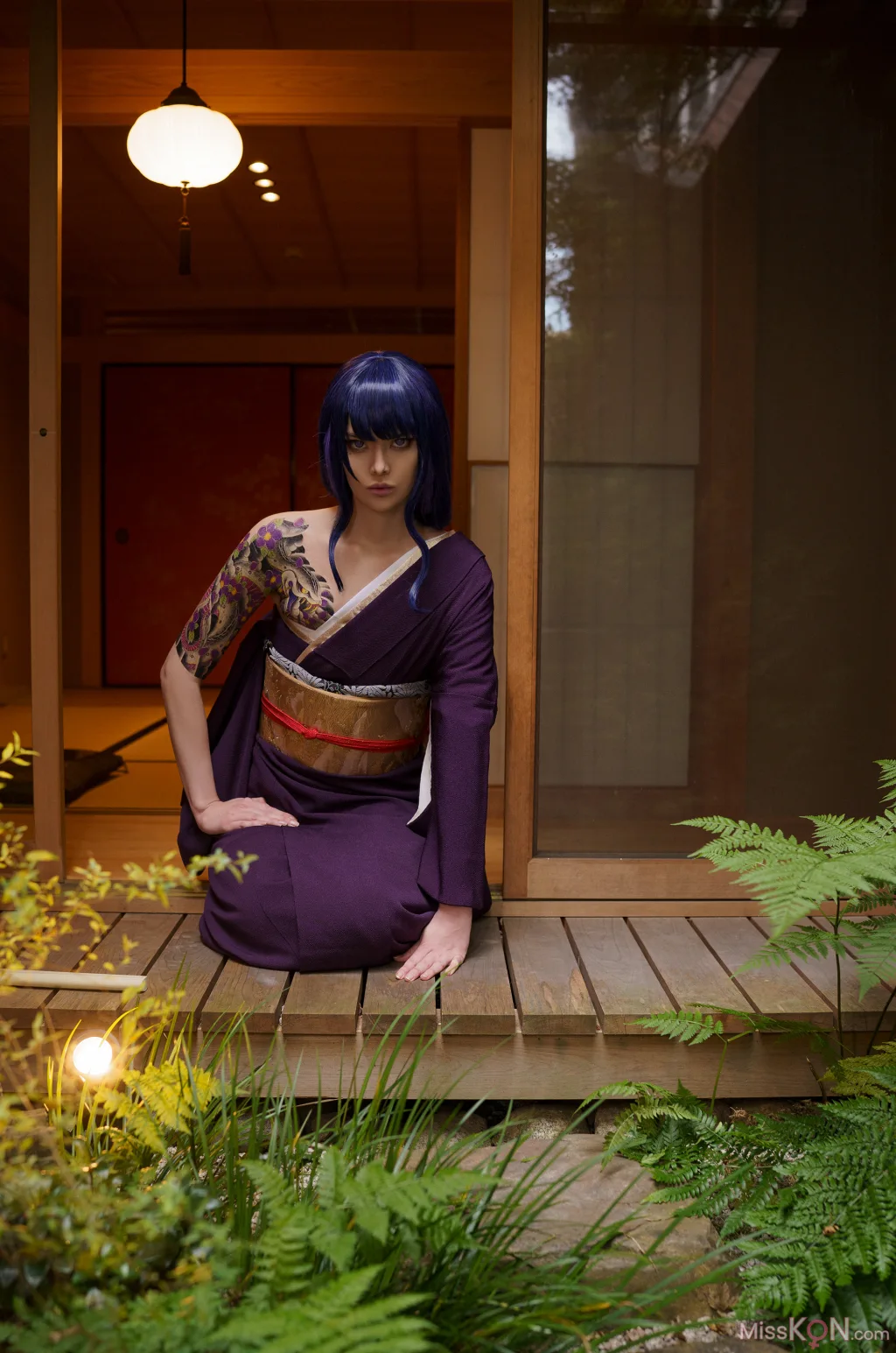 Coser@Vinnegal: Raiden Shogun Kimono (48 ảnh)