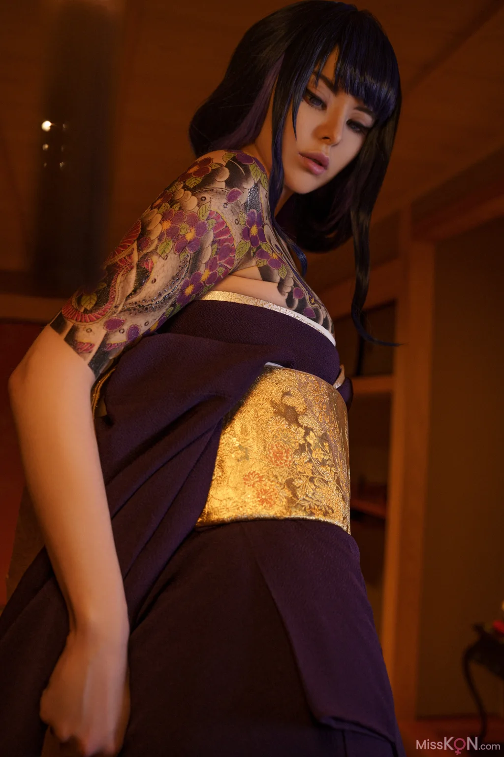Coser@Vinnegal: Raiden Shogun Kimono (48 photos)