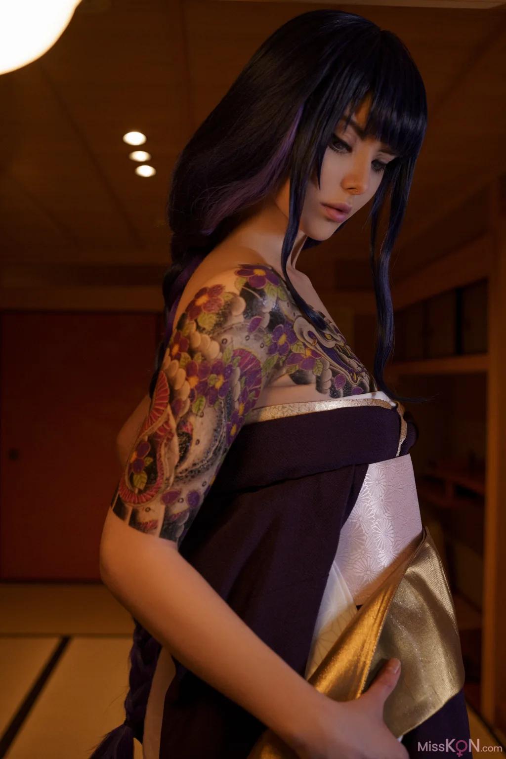 Coser@Vinnegal: Raiden Shogun Kimono (48 photos)