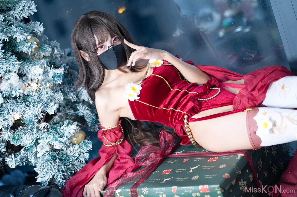 Coser@职业奶妈三水子: 圣诞礼物 (20 ảnh)