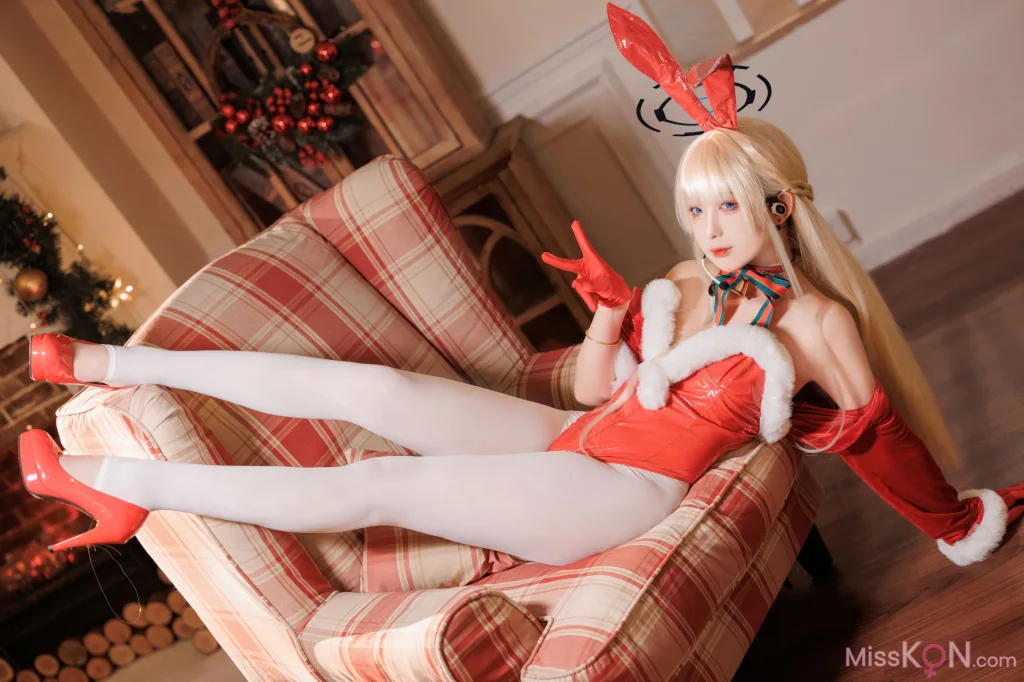 Coser@封疆疆v: 蔚蓝档案 飞鸟马时 圣诞 (40 ảnh)