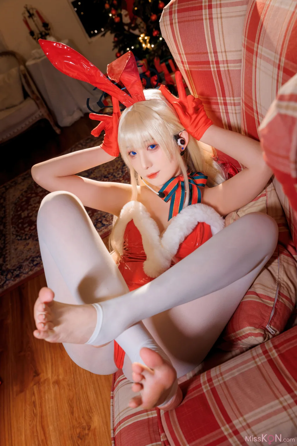 Coser@封疆疆v: 蔚蓝档案 飞鸟马时 圣诞 (40 ảnh)