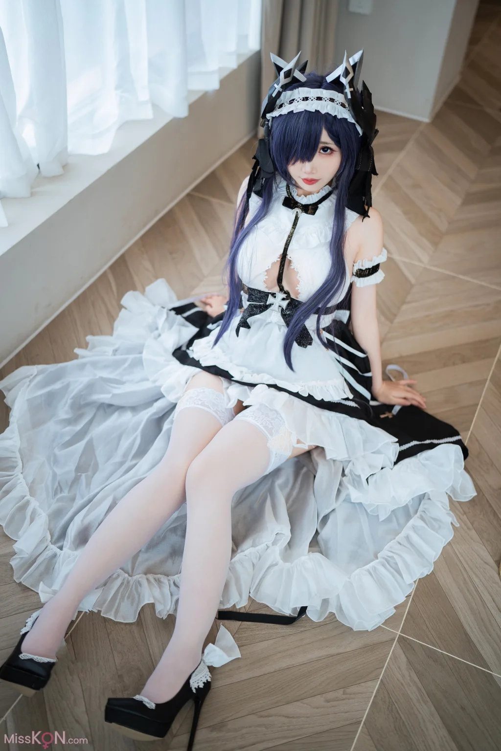 Coser@面饼仙儿: 碧蓝航线 奥古斯特 女仆 (43 ảnh)