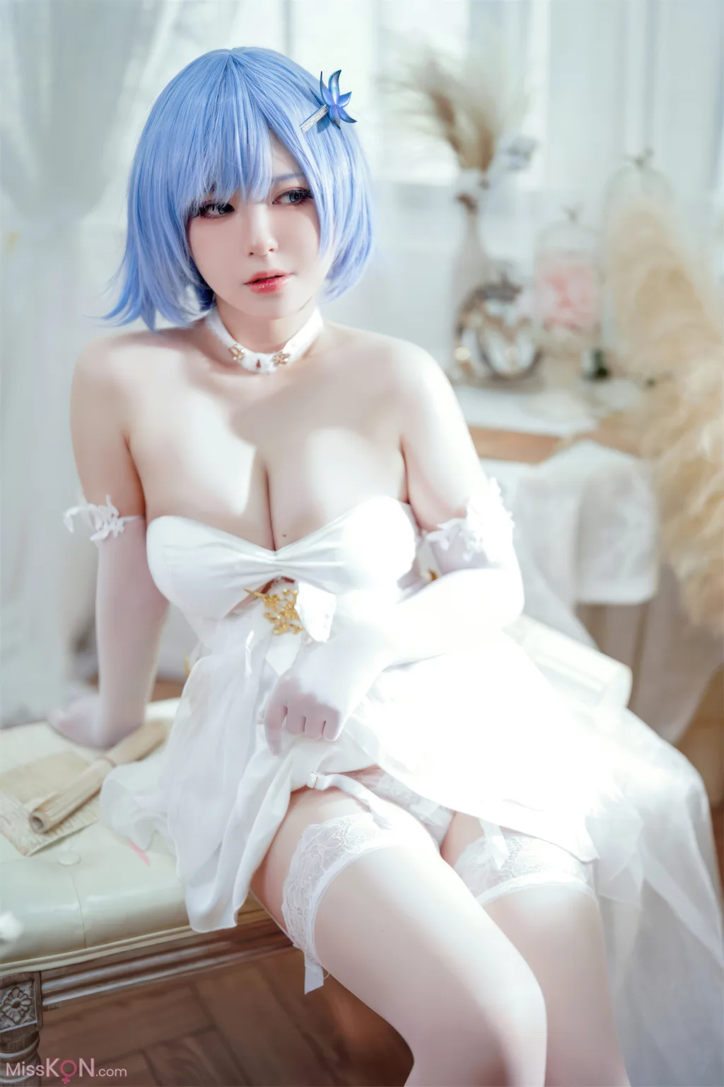 Coser@半半子: 碧蓝航线 恰巴耶夫 白骑兵的旋律 礼服 (64 ảnh + 2 videos)