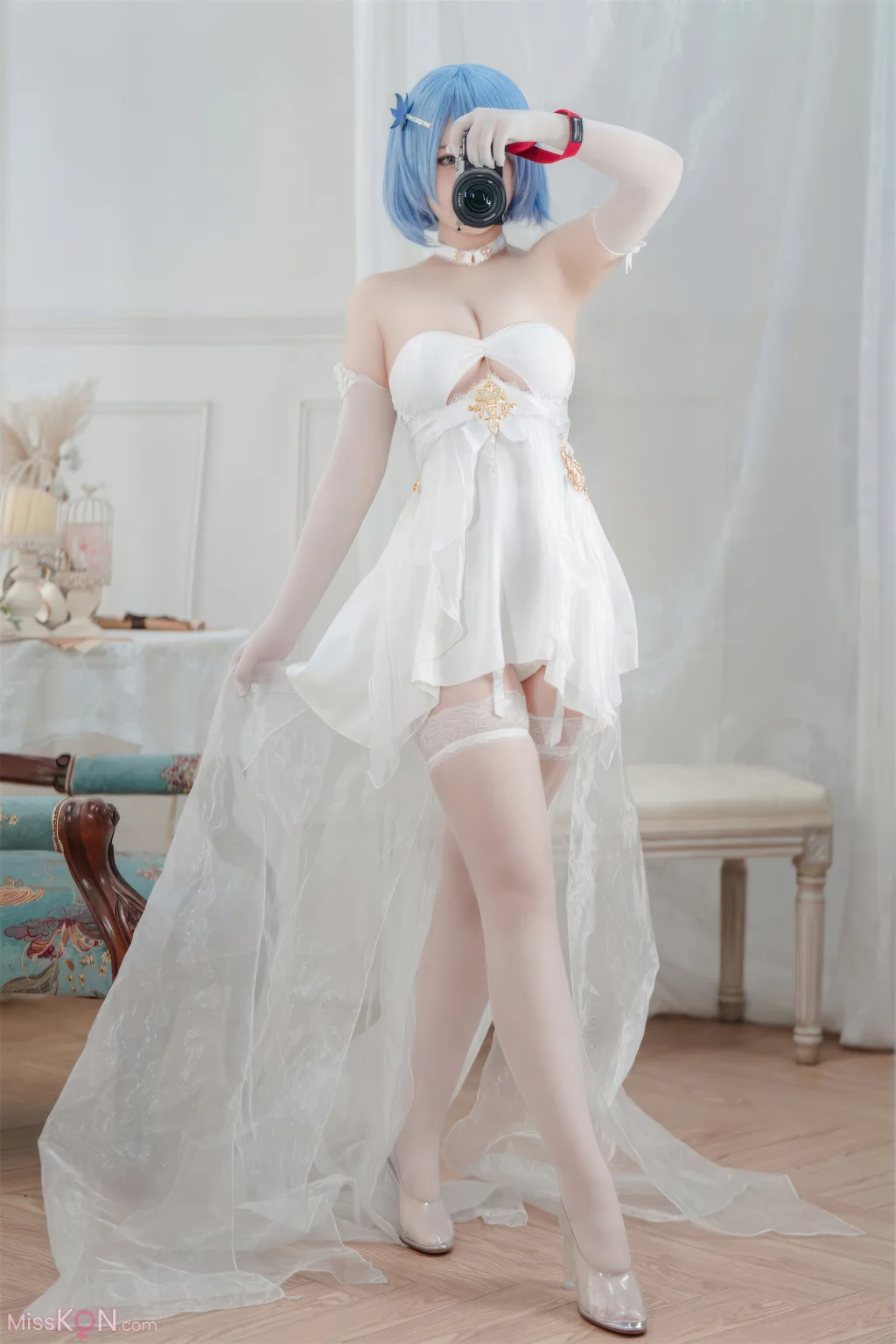 Coser@半半子: 碧蓝航线 恰巴耶夫 白骑兵的旋律 礼服 (64 photos + 2 videos)