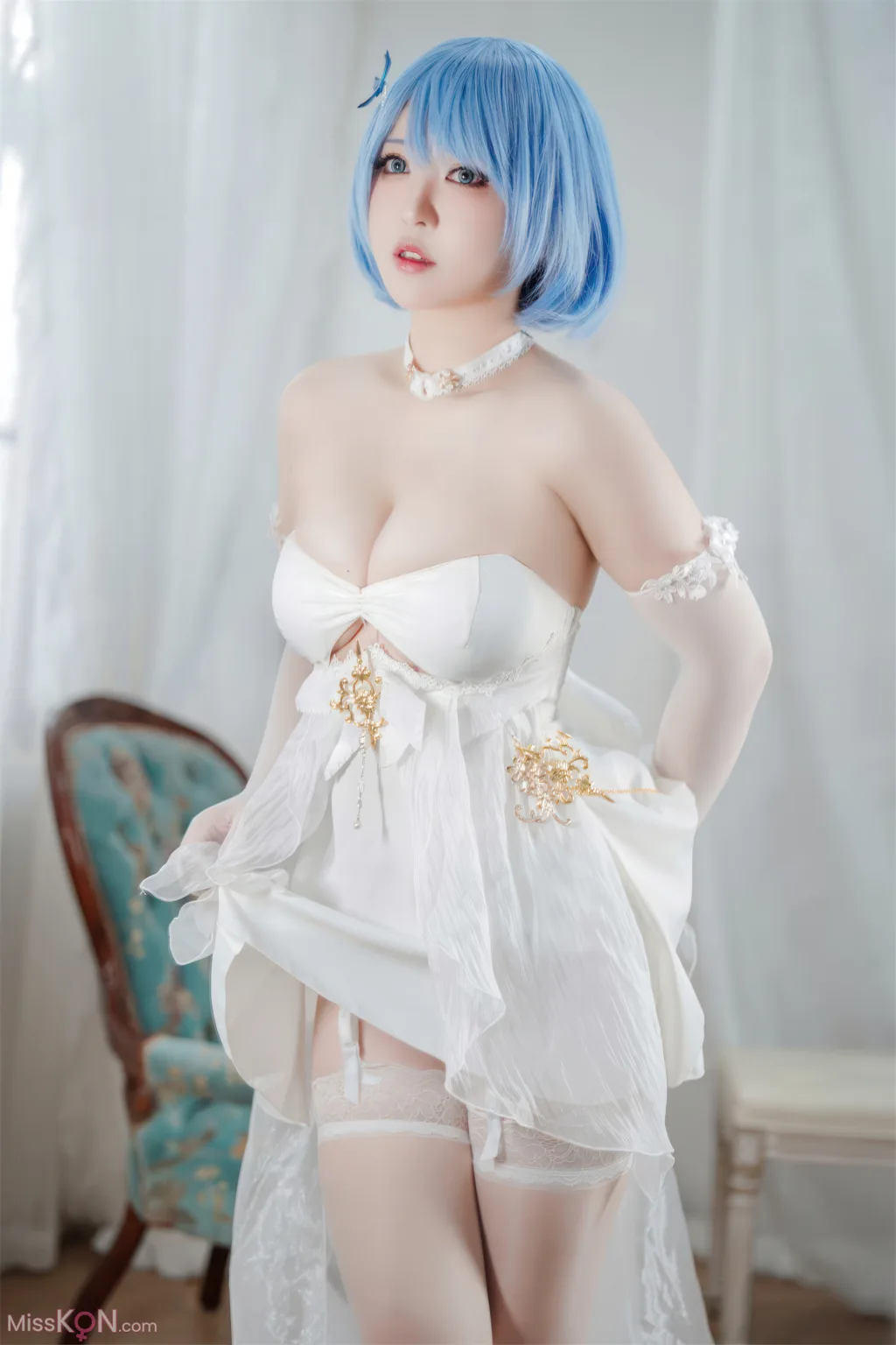 Coser@半半子: 碧蓝航线 恰巴耶夫 白骑兵的旋律 礼服 (64 photos + 2 videos)