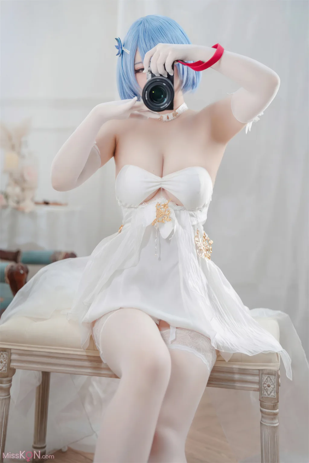 Coser@半半子: 碧蓝航线 恰巴耶夫 白骑兵的旋律 礼服 (64 photos + 2 videos)