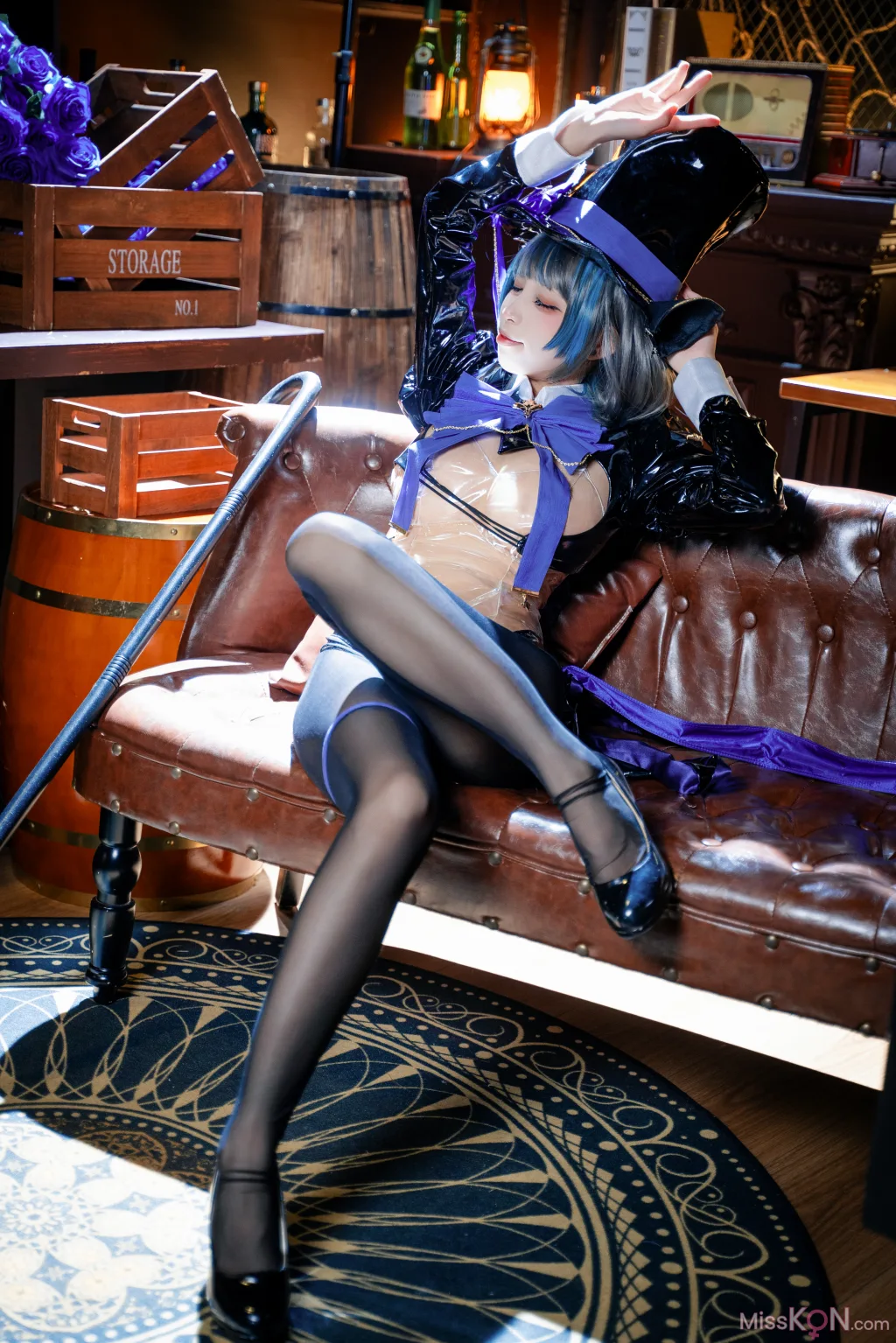 Coser@三無人型: 碧蓝航线 柴郡绚烂夜梦 (40 photos)