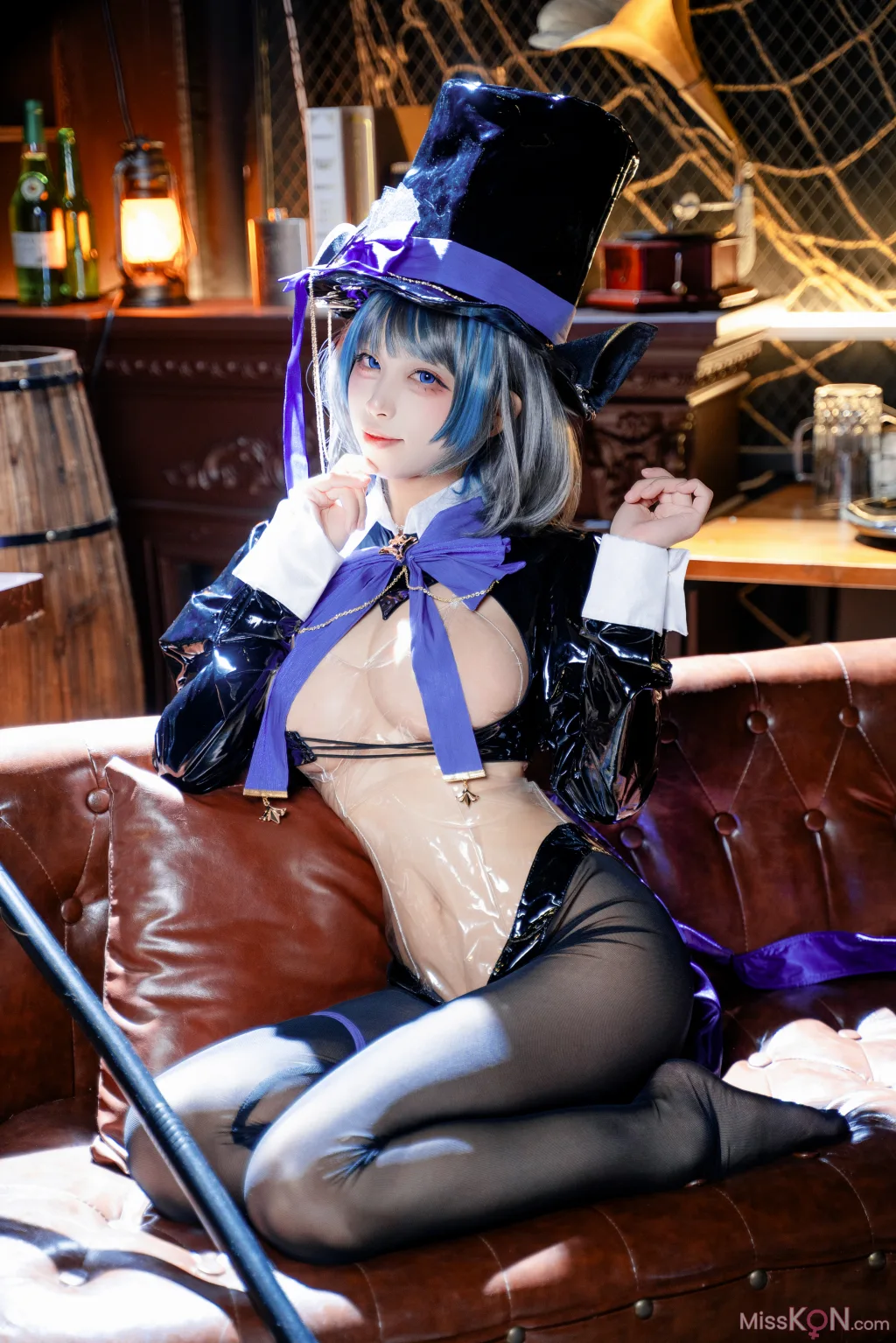 Coser@三無人型: 碧蓝航线 柴郡绚烂夜梦 (40 photos)