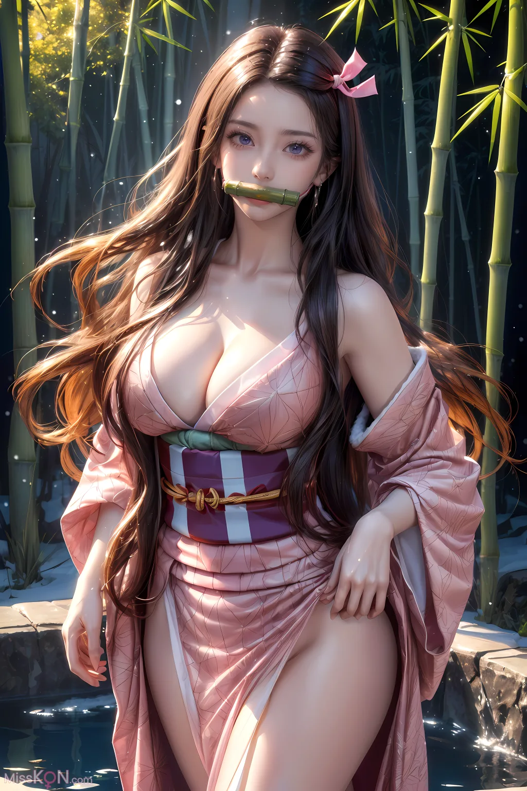 [AI Generated] kuzan: 鬼灭之刃-祢豆子 (44 photos)