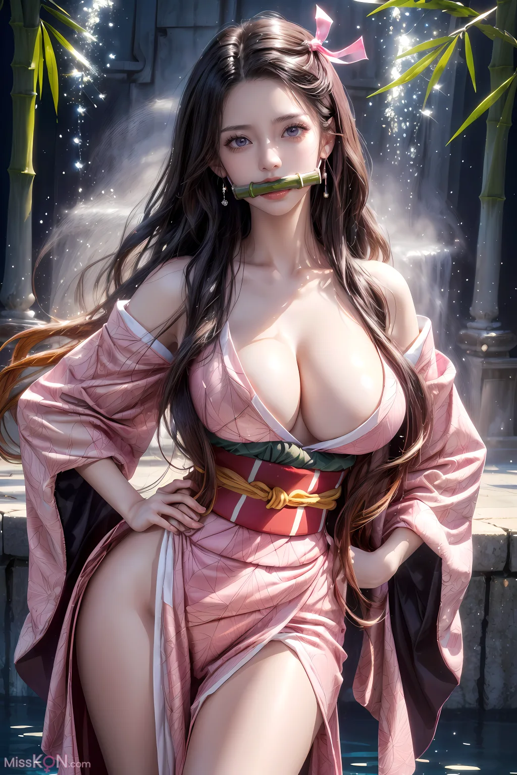 [AI Generated] kuzan: 鬼灭之刃-祢豆子 (44 photos)
