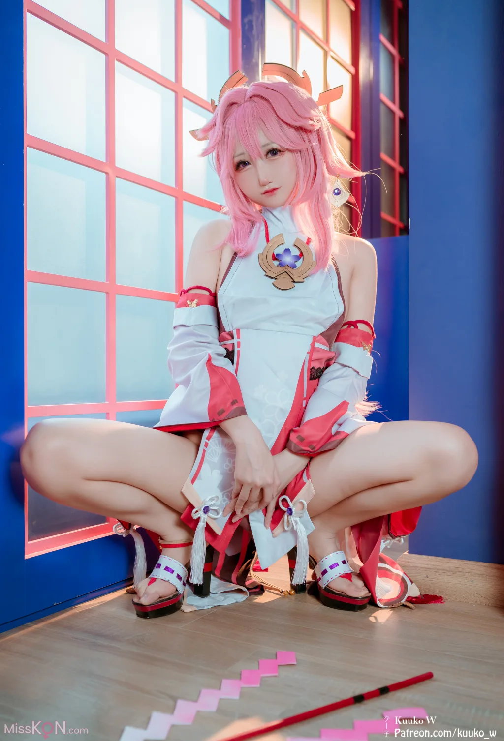 Coser@KuukoW: クー子 – Yae Miko (38 photos)