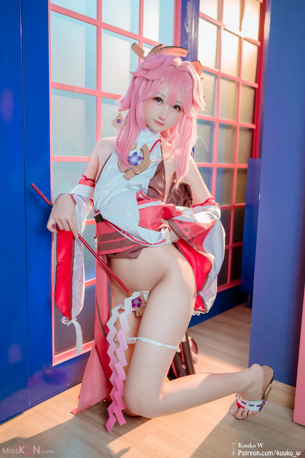 Coser@KuukoW: クー子 – Yae Miko (38 photos)