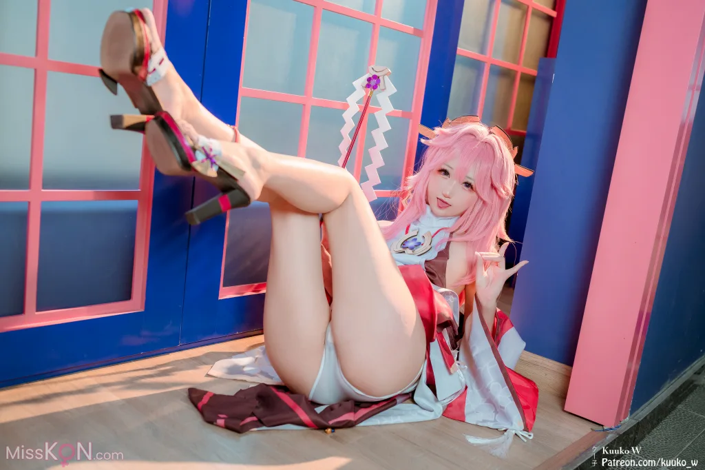Coser@KuukoW: クー子 – Yae Miko (38 photos)