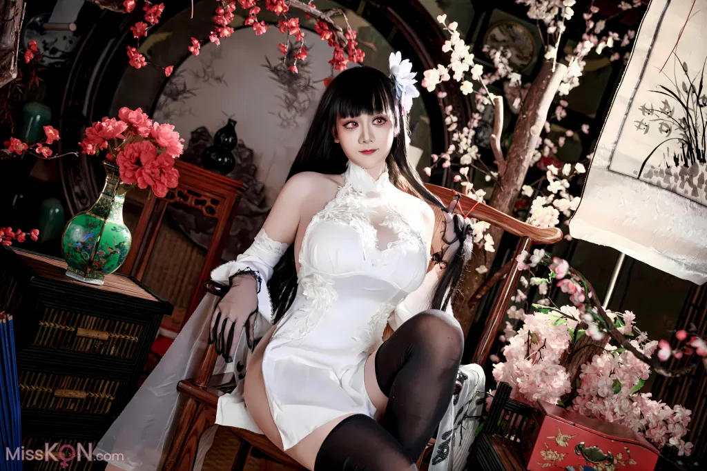 Coser@阿雪雪: 碧蓝航线 逸仙 旗袍 (92 photos)