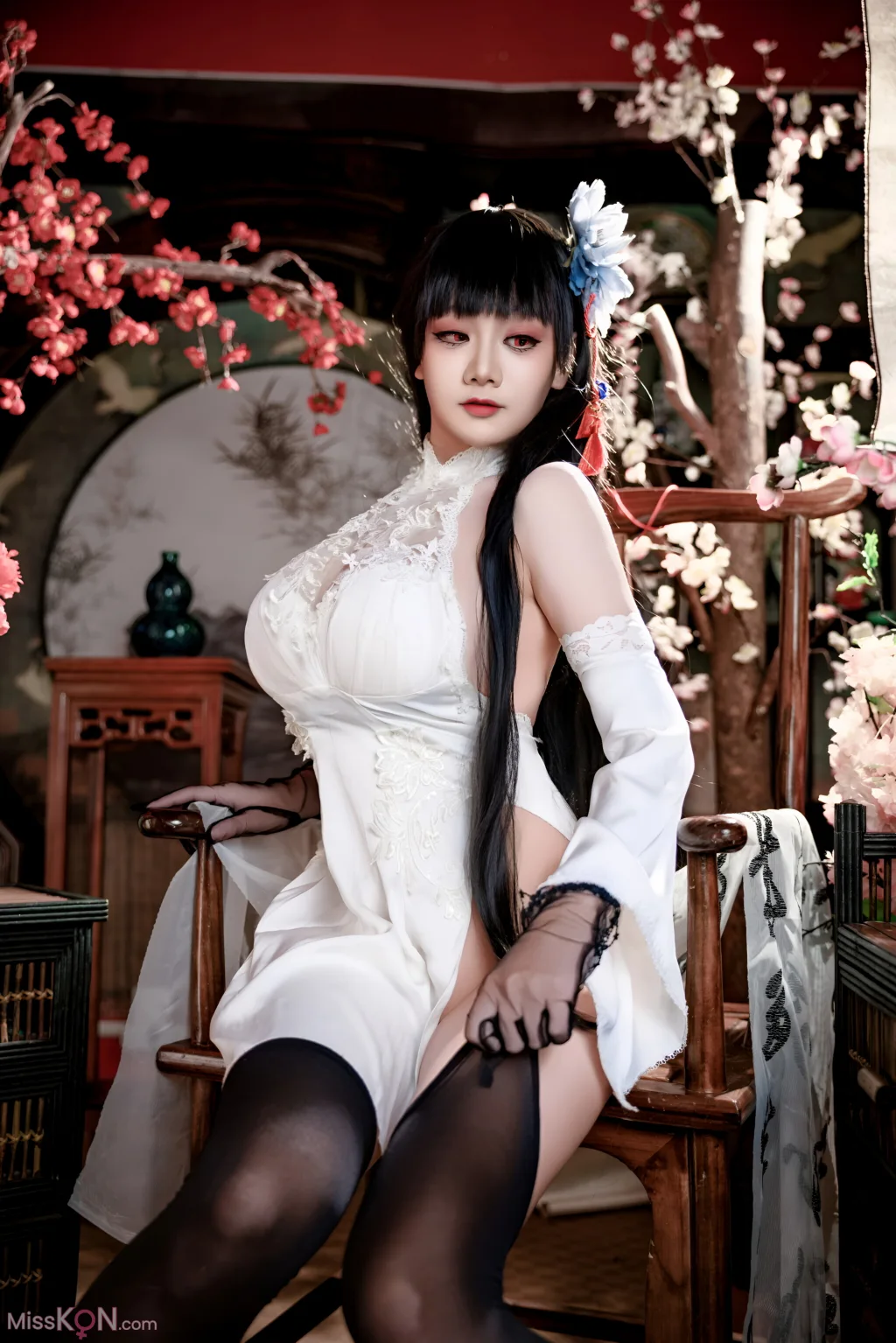 Coser@阿雪雪: 碧蓝航线 逸仙 旗袍 (92 photos)