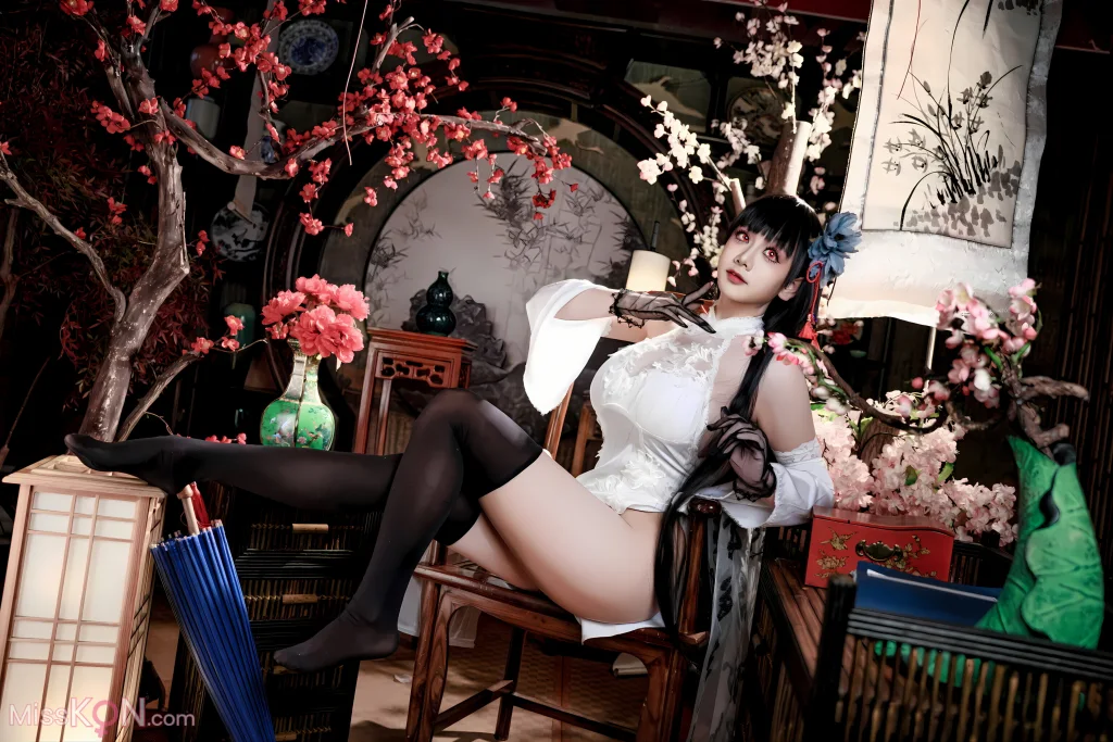 Coser@阿雪雪: 碧蓝航线 逸仙 旗袍 (92 photos)