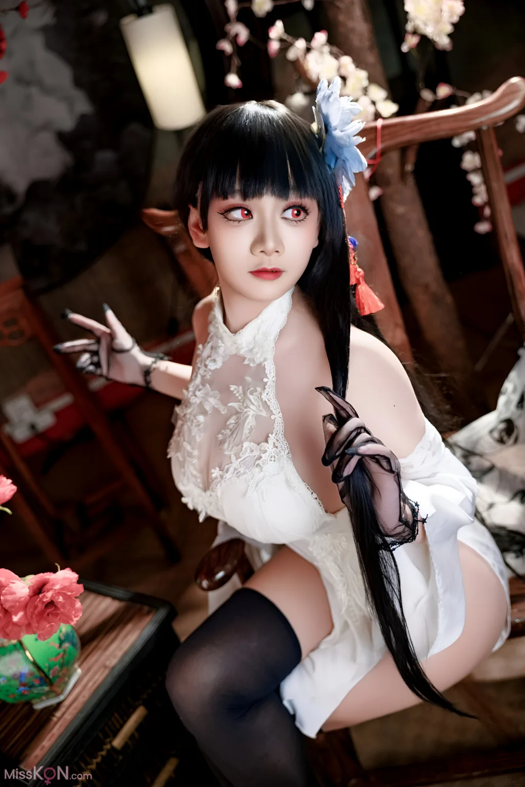 Coser@阿雪雪: 碧蓝航线 逸仙 旗袍 (92 photos)