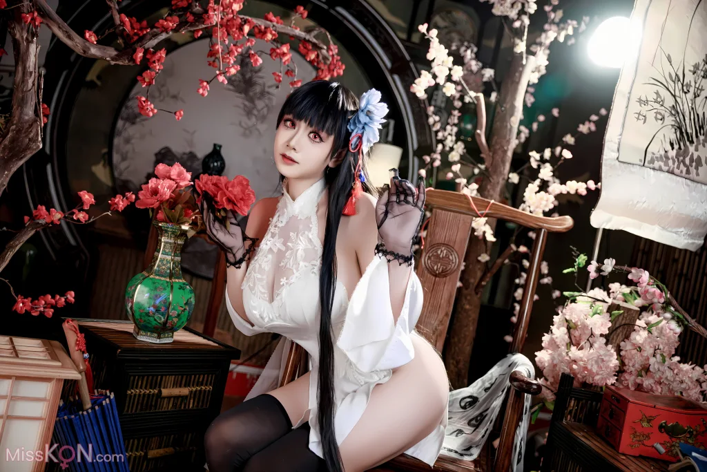 Coser@阿雪雪: 碧蓝航线 逸仙 旗袍 (92 photos)