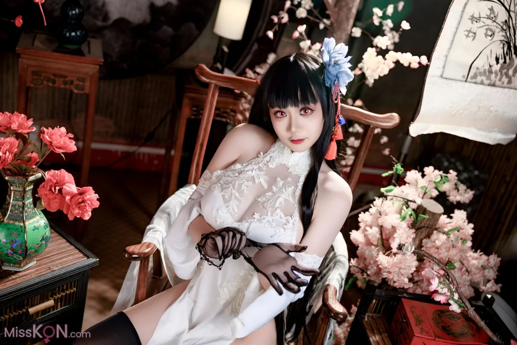 Coser@阿雪雪: 碧蓝航线 逸仙 旗袍 (92 photos)