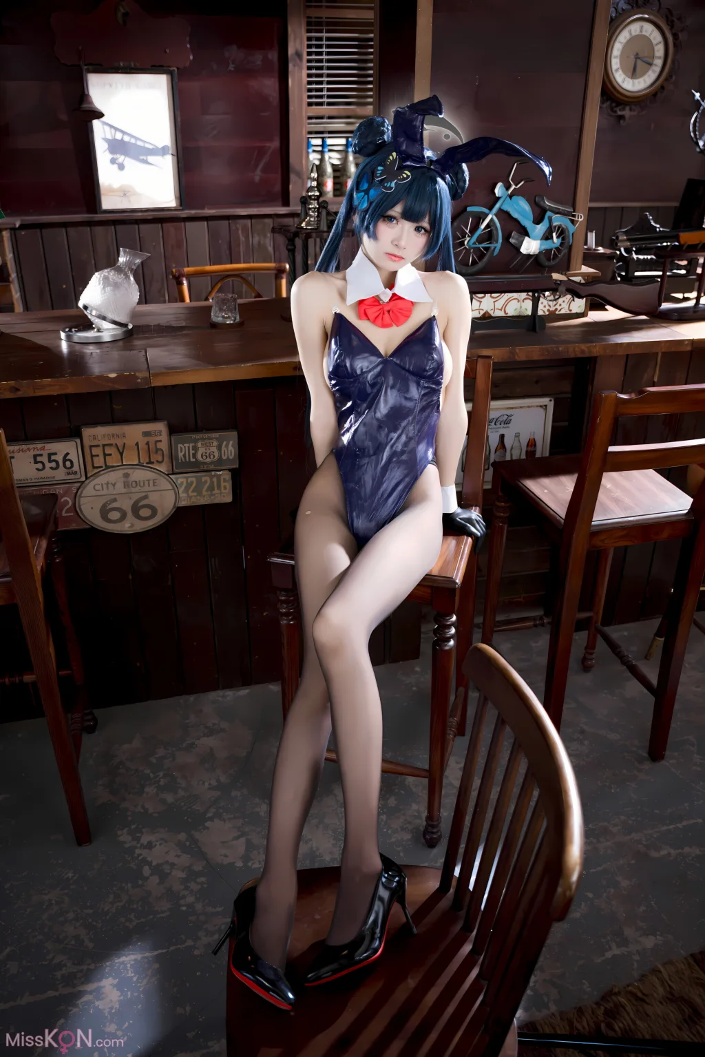 Coser@九柒喵: 蔚蓝档案 龙华妃咲 兔女郎 (59 photos)
