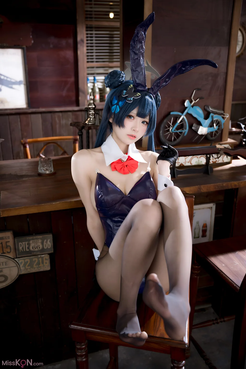 Coser@九柒喵: 蔚蓝档案 龙华妃咲 兔女郎 (59 photos)