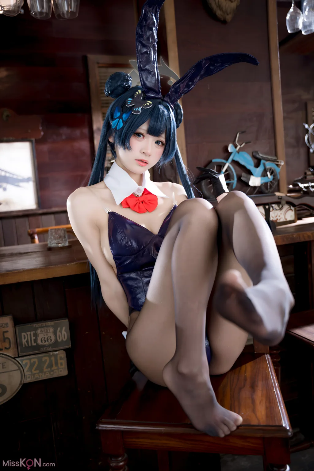 Coser@九柒喵: 蔚蓝档案 龙华妃咲 兔女郎 (59 photos)