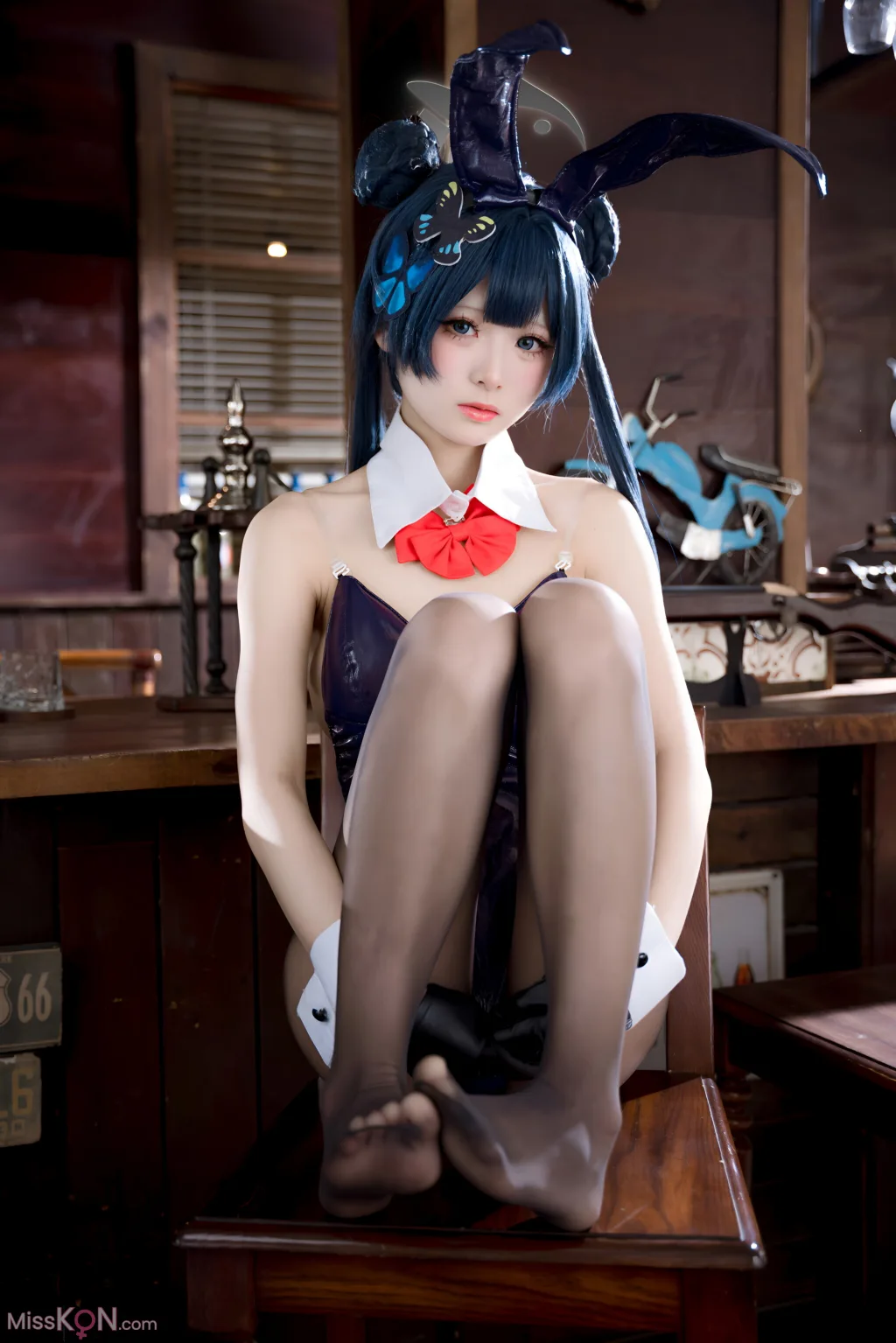 Coser@九柒喵: 蔚蓝档案 龙华妃咲 兔女郎 (59 photos)