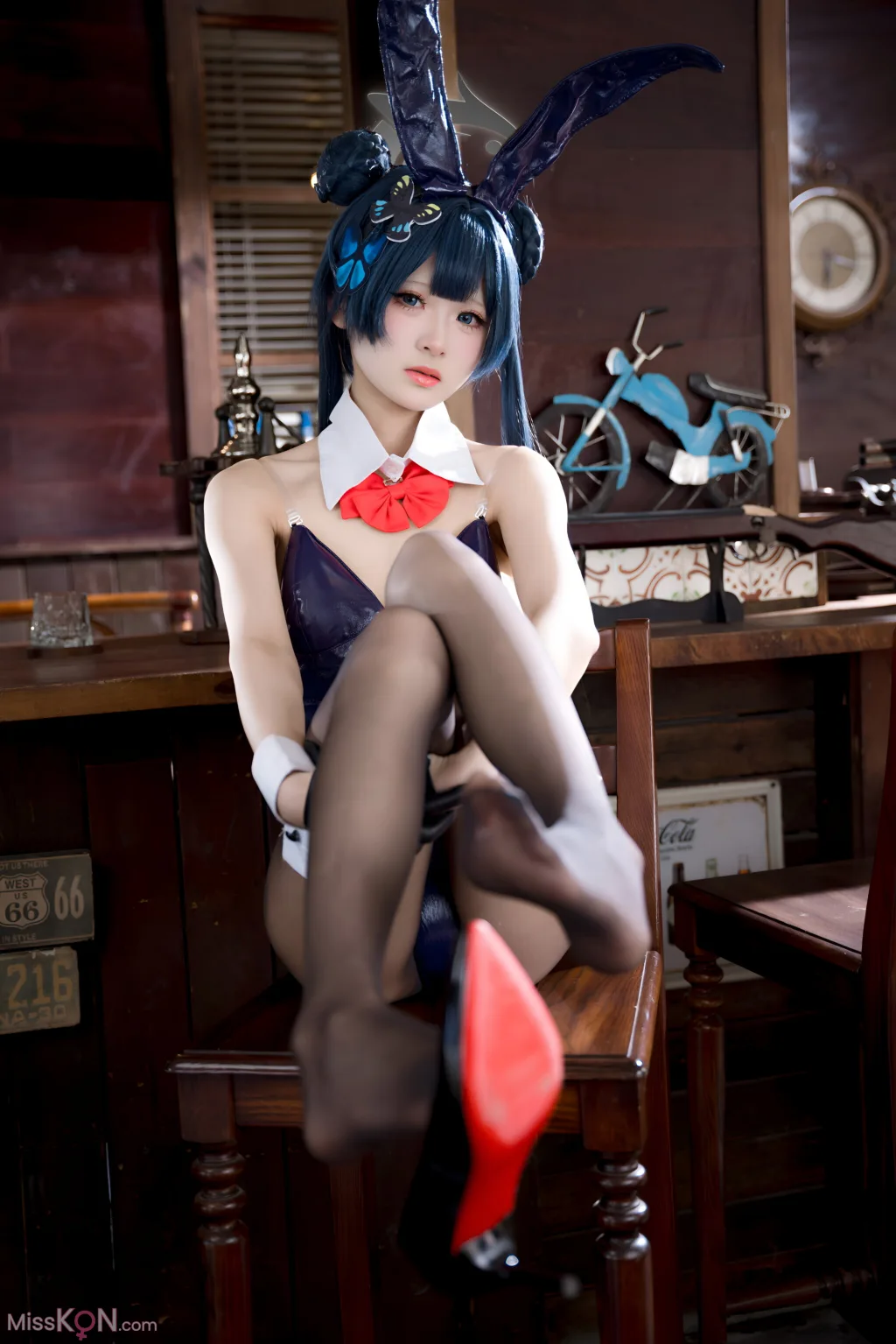 Coser@九柒喵: 蔚蓝档案 龙华妃咲 兔女郎 (59 photos)